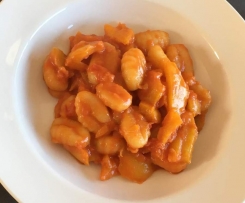 Gnocchi mit Paprikagemüse
