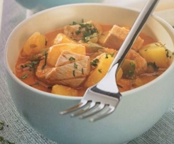 Thunfisch mit Kartoffelragout