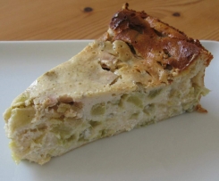 Variation von Rhabarberkuchen ohne Boden 