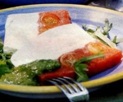 Tomatenterrine mit Raukesaue