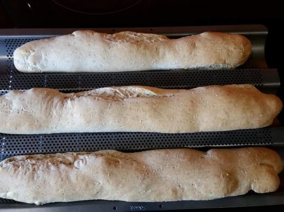 Mehrkorn-Baguette/Brötchen