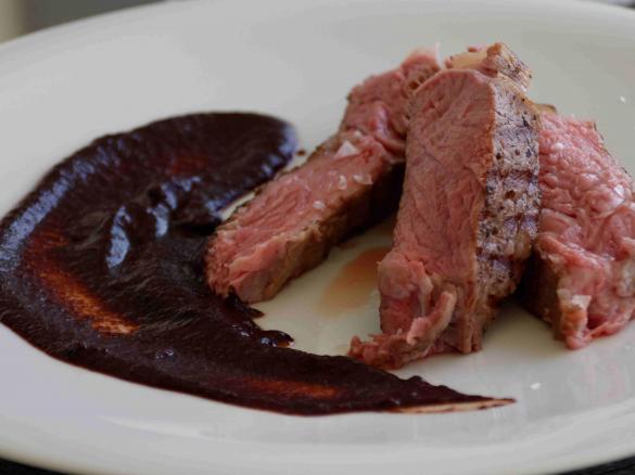 Kalbs-T-Bone-Steak, Sous Vide - (Chuletón de ternera)