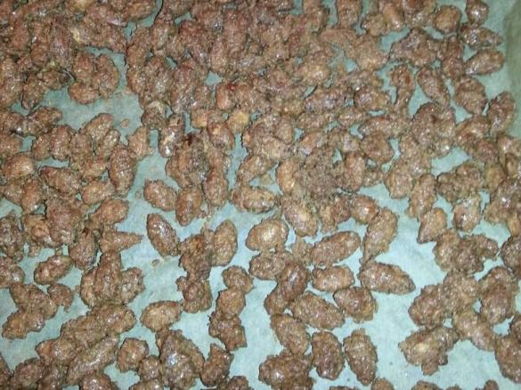 Bine's knusprige gebrannte Mandeln / Weihnachtsmandeln