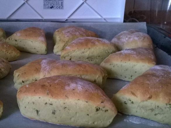 Bärlauch Brötchen mit Bärlauch Remoulade
