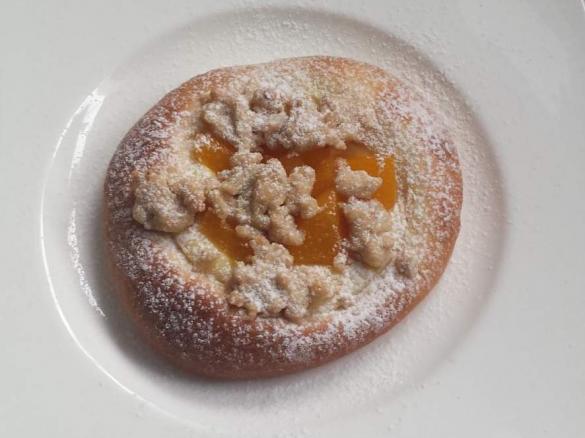 Steffis Pudding -Streuseltaler mit Aprikosen