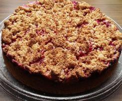 Variation Johannisbeerkuchen mit Vanille Pudding und Streusel (WW - Variante)