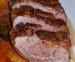 Knusprige Entenbrust in Honig Sauce (Low Carb)