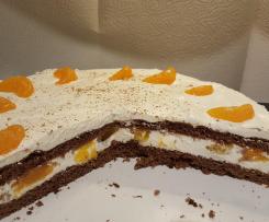 Weihnachtliche Mandarinentorte