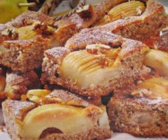 Blitz-Birnen-Walnuss-Kuchen