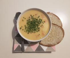 Kartoffelsuppe mit Möhren und Geflügelwiener (WeightWatchers)