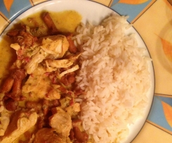 Hühnchenragout mit Pfifferlingen