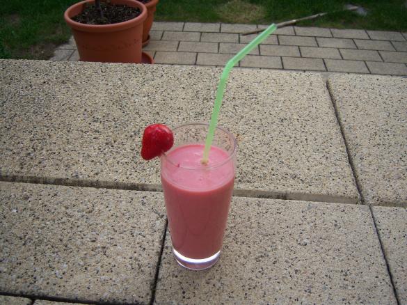 Erdbeer-Bananen-Smoothie