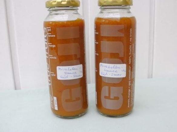 Mirabellensauce, süß-sauer + leicht scharf