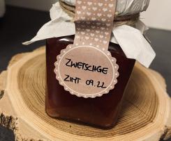 Zwetschgenmarmelade mit Zimt