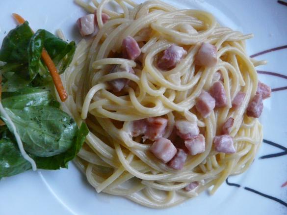 Schwäbische Spagetti Carbonara