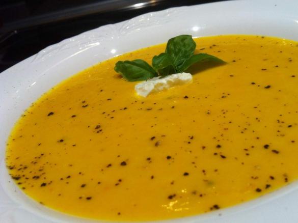 Pikante Kürbissuppe