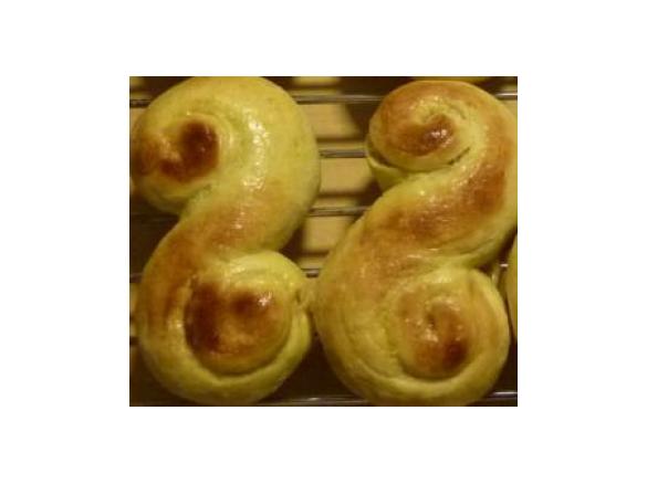 LUSSEKATTER (Brioche-Gebäck schwedisch)