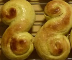 LUSSEKATTER (Brioche-Gebäck schwedisch)