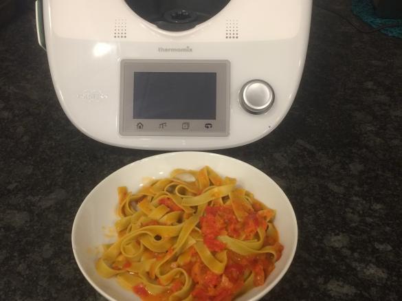 Nudeln Paprikasoße a la Chefdario