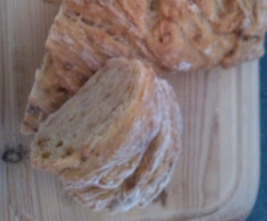 Zwiebelbrot mit Dinkel und Grünkernschrot