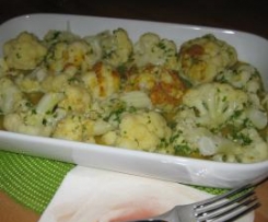 überbackener Blumenkohl mit Weizenbier 5 Elemente