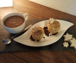 Bratapfel-Cupcakes mit Spekulatiustopping