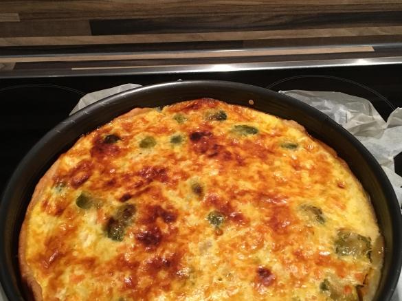 Rosenkohl-Quiche mit Möhren