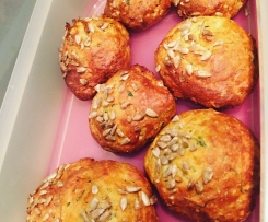 Topfen-Kräuter-Brötchen - blitzschnell gemacht