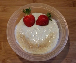 Haferflockensuppe "süß"