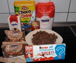 Gebrannte Mandeln mit Kinderschokolade