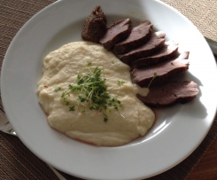 Selleriepürree mit Parmesan