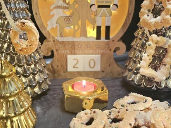 Süße Baiser Kringel