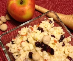 Pastinaken-Apfel-Rohkost mit Cranberries
