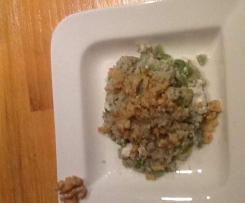 Risotto mit Ziegenkäse