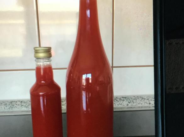 Erdbeer-Kokos-Hugo-Likör Alkoholfrei