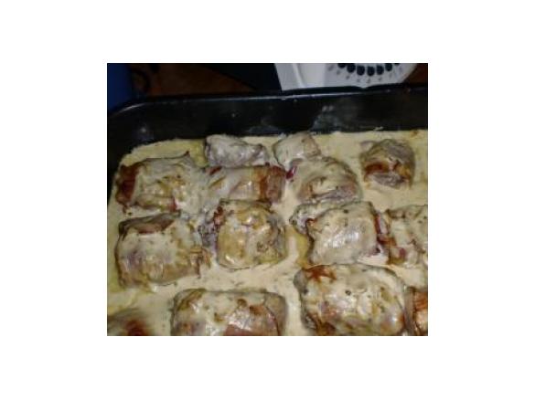 Schweinefilet mit Bresso-Sosse