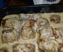 Schweinefilet mit Bresso-Sosse