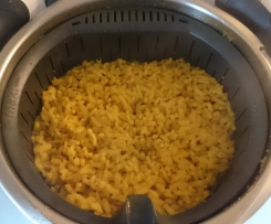 Auberginen mit Curryreis