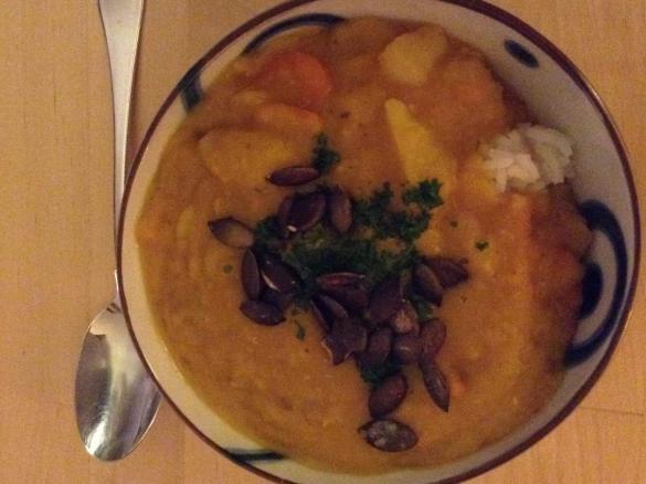 Kürbis-Kartoffel-Curry