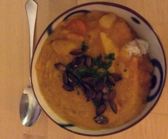 Kürbis-Kartoffel-Curry