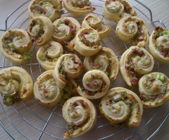 Flammkuchenschnecken