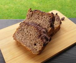 Veganes Bananenbrot ohne zusätzliches Fett oder Zucker