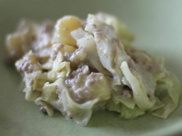 Spitzkohl-Kartoffel-Hack-Pfanne (ohne Pfanne)