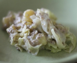 Spitzkohl-Kartoffel-Hack-Pfanne (ohne Pfanne)