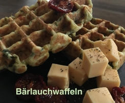 Bärlauchwaffeln