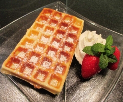 Belgische Waffeln mit Buttermilch und Puddingpulver, die besten!