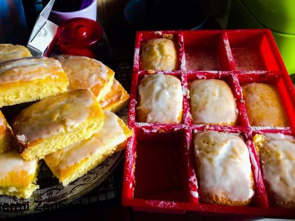 ultimativer Zitronenkuchen für die 9er Silikonform von Tchibo