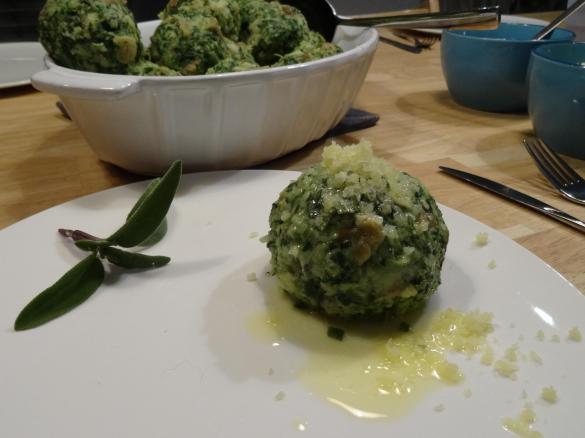 Südtiroler Spinatknödel
