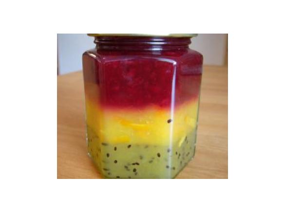 Ampelmarmelade (Kiwi-Orange-Kirsch) 