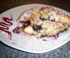 Luftiger Heidelbeer-Pfannkuchen (für Auflaufform/Blech)